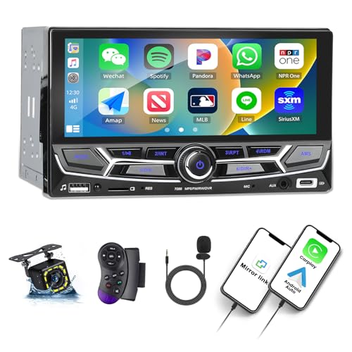 Rádio CD OILIEHU 2DIN (Bluetooth - 6.86'' - Preto) OiLiehu - Aparelhos de áudio e vídeo para veículos e sistemas de painel - bluetooth, cd, 6.86 polegadas, preto