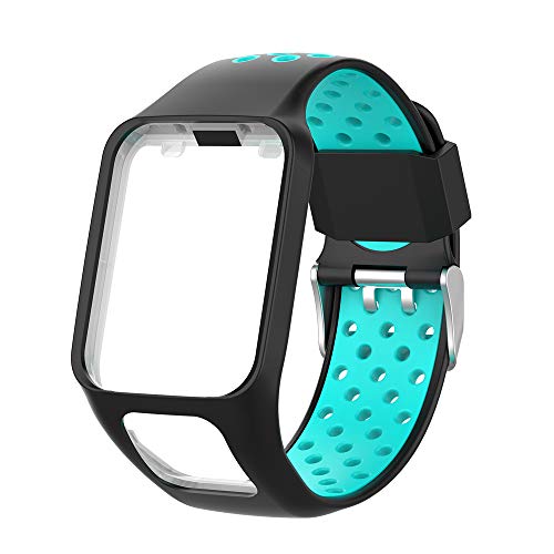 Bracelete Tomtom Runner 2/3 Cardio/Music Spark Cardio/Music Spark 3 JINGXING - Acessórios para monitor de atividades - preto, azul, rosa, branco, AAA, alcalino