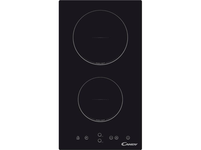 Placa de Vitrocerâmica Candy CDH30 | Elétrica | 29.5 cm | 2 Zonas | Preto Candy - Cooktops - vitrocerâmica, elétrica, 2 zonas, preto