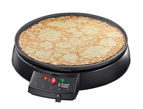Máquina de Crepes Russell Hobbs 20920-56 | Aço inoxidável Russell Hobbs - Torradeiras e grelhadores - máquina de crepes, russell hobbs, aço inoxidável
