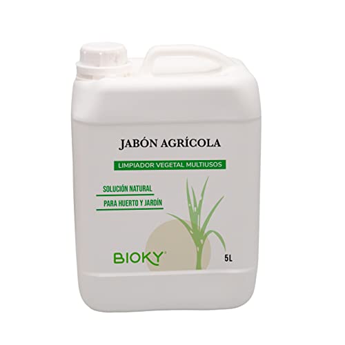 Sabão Agrícola Potássico 5L Concentrado 15-20Ml/L Bioky - Banho e corpo - potássico, 5l, concentrado, biológica