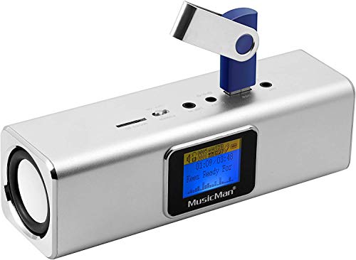 Technaxx Musicman Soundstation Ma Rádio Preto Technaxx - Radios - rádio digital, 10 canais, sintonização analógica, entrada auxiliar