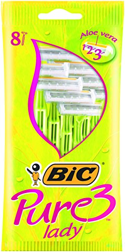 Lâminas de Barbear BIC Pure 3 Lady Preto BIC - Lâminas e navalhas de barbear - bic pure, lady preto, barbear