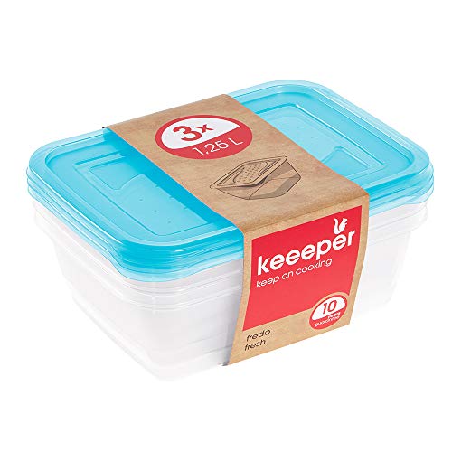 Caixa de Conservação KEEEPER Fresh (Plástico - Transparente) keeeper - Recipientes de armazenamento de alimentos - plástico, transparente