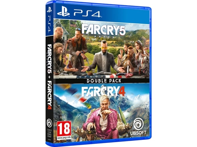 Jogo PS4 Far Cry 4 + Far Cry 5 Double Pack Ubisoft - Software de jogos de vídeo - ps4, far cry 4, Far Cry 5, duplo pack