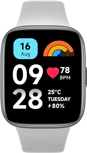 Smartwatch XIAOMI Redmi Watch 3 Active Bluetooth 46Mm Cinza Xiaomi - Óculos inteligentes - smartwatch, xiaomi, redmi watch 3 active, bluetooth, cinza, resistência ao água