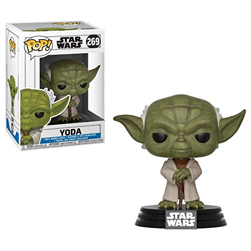 Figura Funko POP Star Wars: The Clone Wars- Yoda 550 Funko - Bonecos de ação e brinquedo - figura, funko pop, star wars, The Clone Wars, yoda 550, pvc