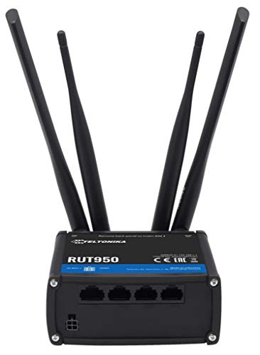 Router sem Fios TELTONIKA RUT950 (N/A) Teltonika - Pontes e roteadores - router sem fios, 4 portas LAN, mediatek mt7620a, rs-232