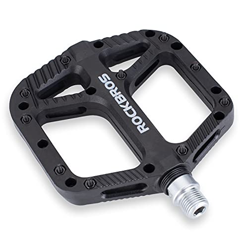 Pedais para Bicicletas Rock Bros Rb-px9000 | Preto ROCKBROS - Peças da transmissão da bicicleta - ajustável, ergonômico, grafo DU/Nailon, 372 g