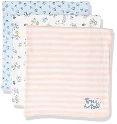 Manta DISNEY PRINCESS (Idade Mínima Recomendada: 1 ano) Amazon Essentials - Fraldas de pano e mantas de bebê - bordas decoradas, impressão digital, poliéster, 1 ano