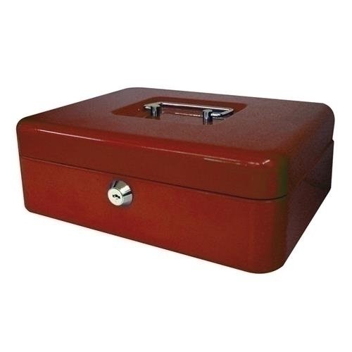 Cofre de Metal BTV MOD 11 Vermelho (Nível Segurança: Básico) BTV - Caixas de dinheiro - metal, básico, compartimento moedas, vermelho