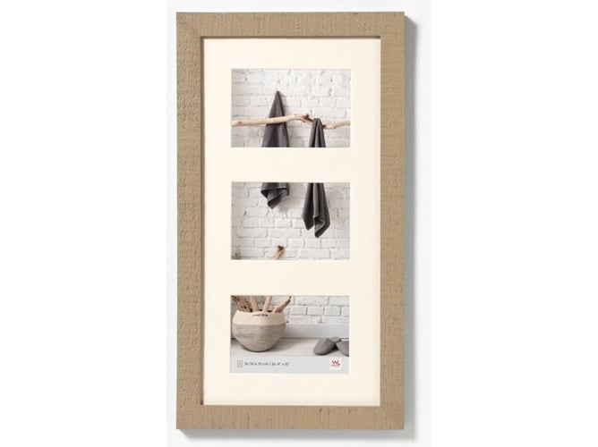 Moldura WALTHER DESIGN HO315C (Bege - 20 x 25 cm) Walther - Porta-retratos - 20 x 25 cm, bege, madeira de pinho, passe-partout