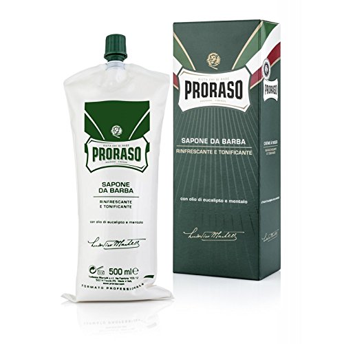 Creme de Barbear PRORASO Eucalyptus Menthol (500 ml) Proraso - Creme de barbear - eucalipto, mentolação, hidratação, proteção