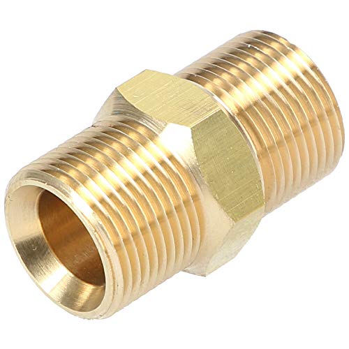 Conectores de mangueira dupla rosca M22x1.5 AG para máquina de lavar a pressão McFilter - Acessórios para lavadora de alta pressão - conector, mangueira dupla, rosca m22x1.5, máquina de lavar a pressão