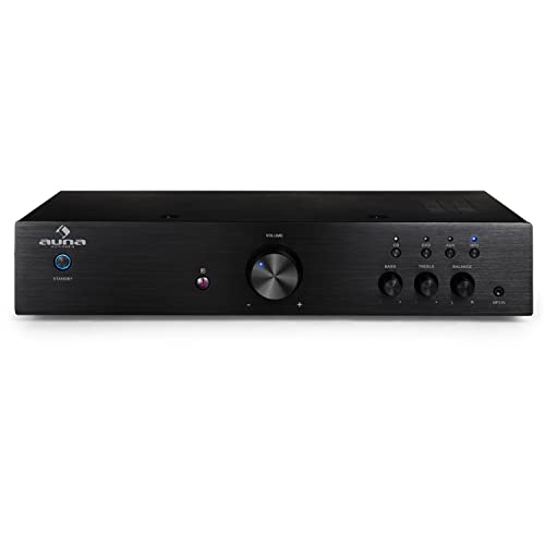 Amplificador Auna AMPL-01 | Preto (Sistema Hi Fi) AUNA - Áudio - amplificador, hi fi, preto