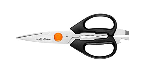 Faca de Cozinha BRA Efficient Multifunções BRA - Tesouras de cozinha - multiusos, aço inoxidável