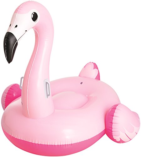 Flutuador para Crianças BESTWAY Pretty Pink Flamingo (147 x 122 cm) Bestway - Colchões e espreguiçadeiras de piscina - flutuador, crianças, bestway, rosa flamingo, piscina, praia