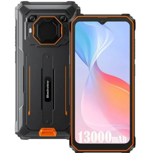 Smartphone BLACKVIEW BV6200 (6.56'' - 12 GB - 128GB - Laranja) BLACKVIEW - Telemóveis - android 13, 6.56, 12 GB RAM, 128GB, dual sim