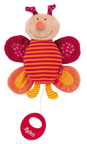 Peluche SIGIKID 40318 (Idade Mínima Recomendada: 3 anos) Sigikid - Caixas de música - borboleta, cantar canções infantis, botão de luzes, sons