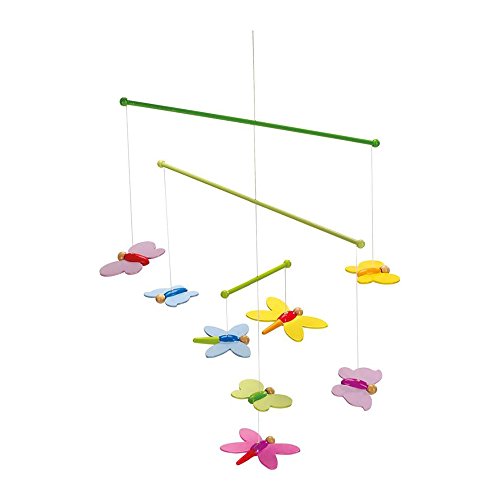 Móvel de Cozinha PEGASUS SCHMETTERLINGE 33x42cm Goki - Móbiles para bebê - 33x42cm, MDF, branco, 8 peças