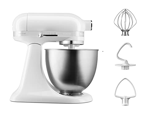 Batedeira KitchenAid KSM 3310 XEWH | Aço inoxidável KITCHENAID - Batedeiras e liquidificadores - inox, motor DC, velocidade variável, 10 velocidades