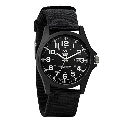 Relógio Desportivo AVANER Homem (Aço - Preto) Avaner - Relógios - aço, preto, 10m resistente à água, movimento de quartzo