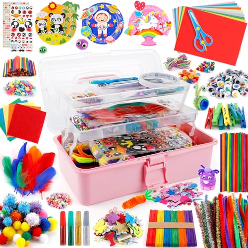 Kit de artesanato para crianças URBZUE 3000+ pcs DIY (8 anos) URBZUE - Materiais de arte e artesanato - 3000 peças, crianças, manualidades, arte