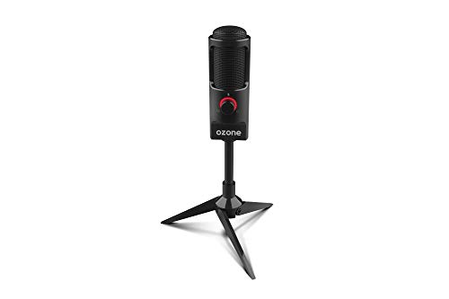 Microfone Gaming OZONE REC X50 PC (PC - Preto) Ozone - Microfones - gaming, -46 dB, usb, 20-20000 Hz