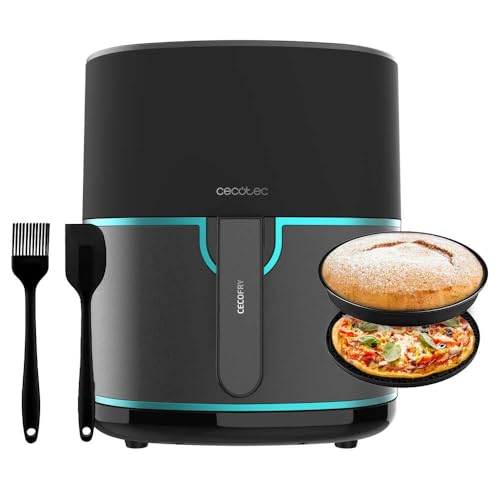 Fritadeira sem Óleo Cecofry Fantastik Inox 6500 Pack Air Fryer 1700 W 6.5 L Cecotec - Eletrodomésticos de cozinha - 1700 W, 6.5 L, inox, sem óleo