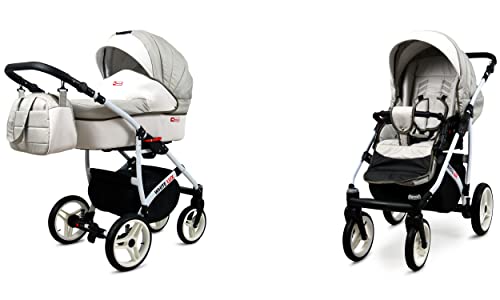 Carrinho de Bebé BABYLUX White Lux (0-36M - Até: 15 Kg) Babylux - Móveis para bebês e crianças pequenas - 0-36m, até 15 kg