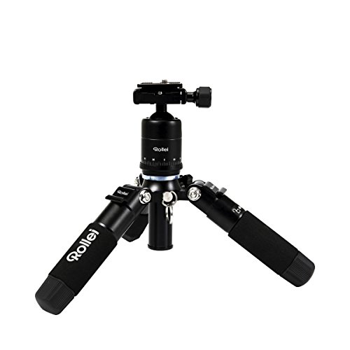 Rollei M5-Mini Digital/Video Tripod Set (Accessoire photo et caméra) Rollei - Tripés e monopés - 3 kg, 3 pernas, 41 cm, alumínio