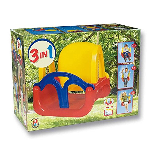 Baloiço SIMBA TOYS 3 em 1 (Idade Mínima Recomendada: 2 anos) SIMBA - Baloiços de brincar - 3 em 1, idade mínima 2 anos, altura ajustável, protecção de queda