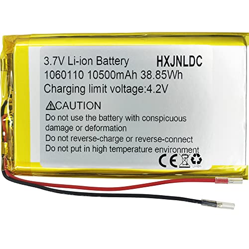 Bateria Recarregável DC 3,7V 10500mAh 1060110 HXJN - Baterias de uso geral - bateria recarregável, 3,7V, 10500mah, lithium