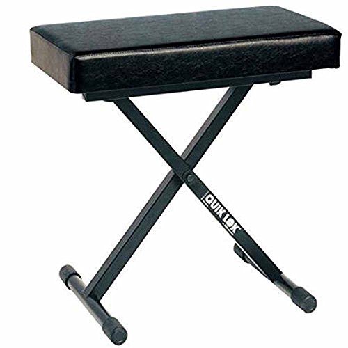 Cadeira de Escritório QUIKLOK Bx/718 Preto Quiklok - Bancos e banquetas de música - preto, metal, 135 kg