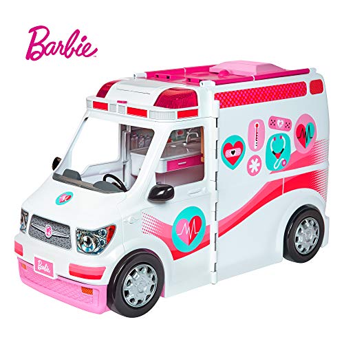 Barbie ambulância e hospital 2 em 1 MATTEL (Peluches e Bonecas) Mattel - Brinquedos - barbie, ambulância, hospital, 2 em 1