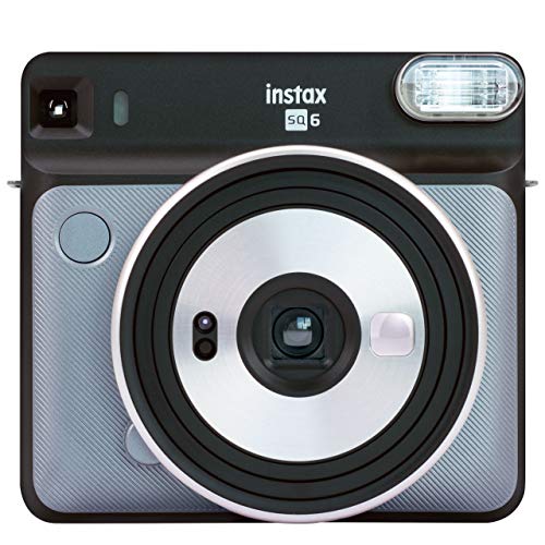 Máquina Fotográfica Instantânea FUJIFILM Instax SQ6 (Cinzento - Li-Po 1000mAh) Fujifilm - Câmeras de filme - instax, 62x62mm, flash automático, pilhas