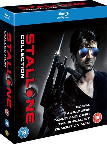 Blu-Ray Pack: The Stallone Collection (Edição em Espanhol - 5 Discos) Warner Brothers - Dvds e vídeos - rocky, rocky ii, rocky iii, boxe, superacao