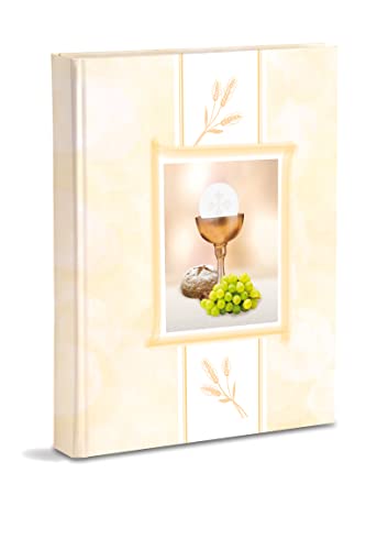 Álbum de Fotografias MARELI Primera Comunión (Branco - 21 x 28 cm) Mareli - Álbuns de fotos - bolsas transparentes, 200 fotografias, capa branca, 100 folhas