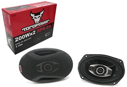 Altifalantes Auto HAEGER SPK-6X9 (6 x 9'') New Radiovox - Alto-falantes de veículos automotivos - 6 x 9, 3-way, woofer, tweeter, 152 cm