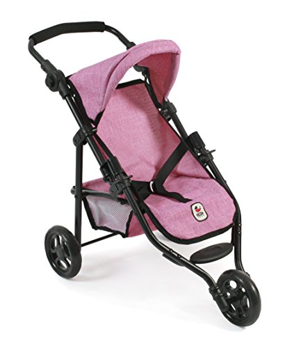 Carrinho de Bebé BAYER Chic 2000 Lola (Idade Mínima: 3 - Até 15 kg) Bayer Chic 2000 - Brinquedos - idade mínima: 3, até 15 kg, jeans rosa, 17 kg