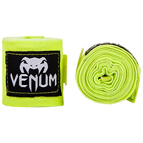 Bengalas de Boxe VENUM Kontact (Amarelo - 2.50m) Venum - Equipamento de proteção para boxe e artes marciais - algodão elástico, 2.50m, amarelo