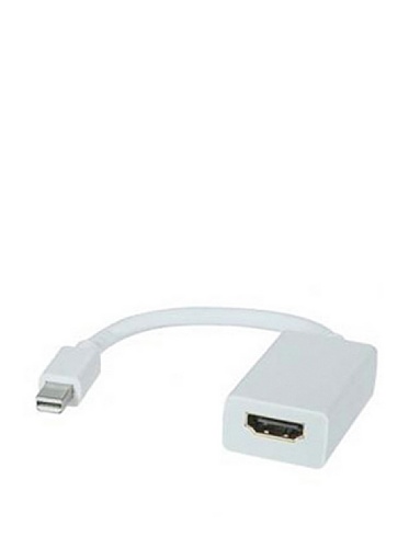 Adaptador UNOTEC (Mini DisplayPort-HDMI - Branco) Unotec - Adaptadores de cabos de áudio e vídeo - mini displayport, hdmi, macbook, monitor, tv