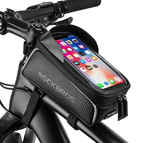Capa para telemóvel ROCKBROS RMBK01-2 | Preto ROCKBROS - Bolsas e alforjes para bicicleta - bolsa, preto, universal, poliéster