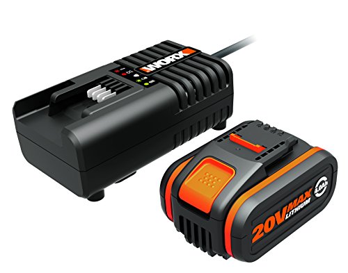 Conjunto Bateria + Carregador WORX 20V PowerShare (Laranja) Worx - Baterias para ferramentas elétricas - bateria, carregador, worx, 20v powershare, Li-Ion, 4.0ah