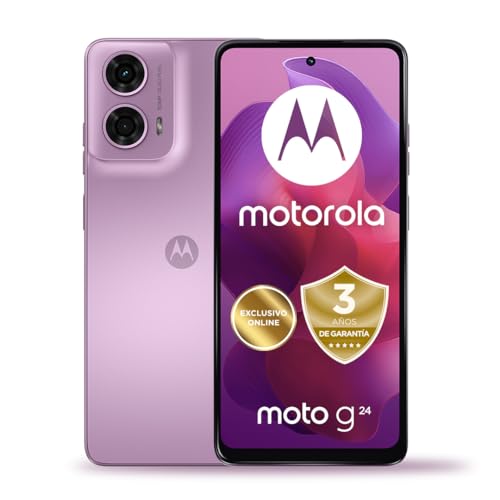 Smartphone MOTOROLA Moto G24 (6.5'' - 4 GB - 128 GB - Preto) Motorola - Telemóveis - 6.5, 4 GB, 128 GB, LED flash