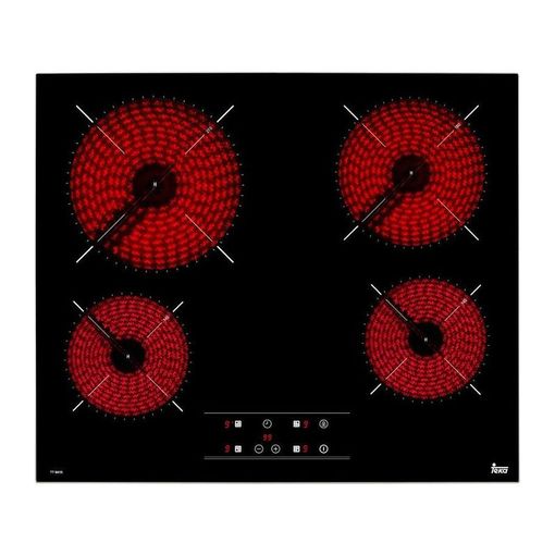 Placa de Vitrocerâmica TEKA TT 6415 (Elétrica - 59.2 cm - Preto) TEKA - Cooktops - vitrocerâmica, elétrica, 59.2 cm, preto