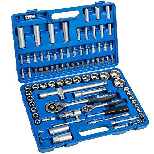 Conjunto de Chaves e Pontas TECTAKE 800620 TecTake - Chaves inglesas - conjunto, chaves, pontas, tectake