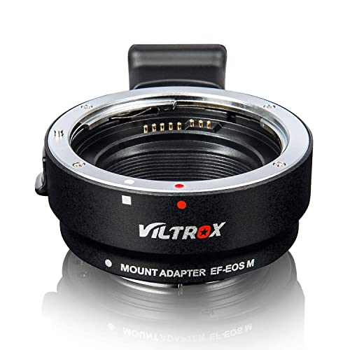Adaptador VILTRON EFEOSM-EOSM para Canon EF VILTROX - Peças e acessórios para câmeras - canon ef, adaptador, EOS M, tripé removível