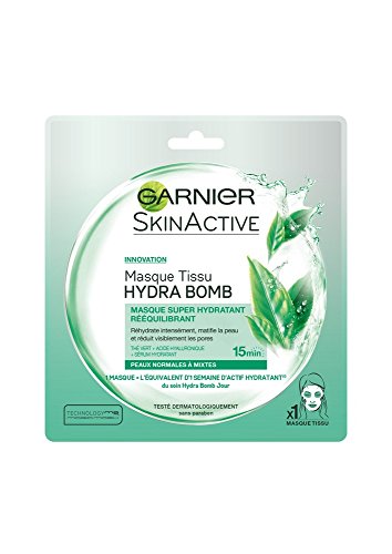 Máscara Facial GARNIER Skin Active Face Mask H. Bomba de Água Garnier - Banho e corpo - mascara facial, garnier skin active, bomba d agua