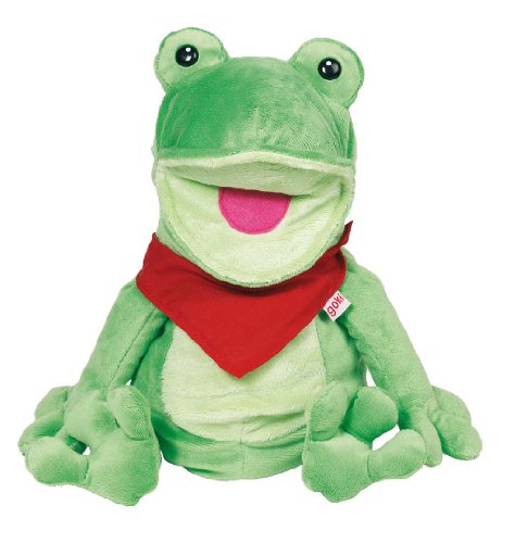 Pelúcia de Brincar GOKI Frilo Frog (Idade Mínima Recomendada: 3 anos) Goki - Marionetas e fantoches - 3 anos, interiormente, felpa suave, marioneta